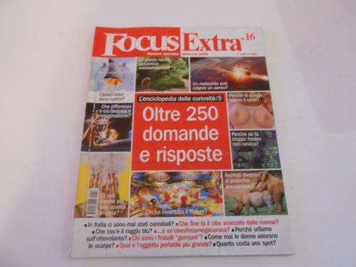 Rivista focus extra - focus, n.