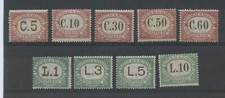 SAN MARINO 1924 TASSE RARA 9V