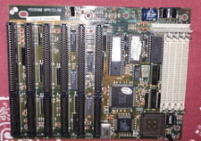 VARTA KILLED (ITEM 15) - OLD MAINBOARD FORT PARTS OR REPAIR - 386 cpu