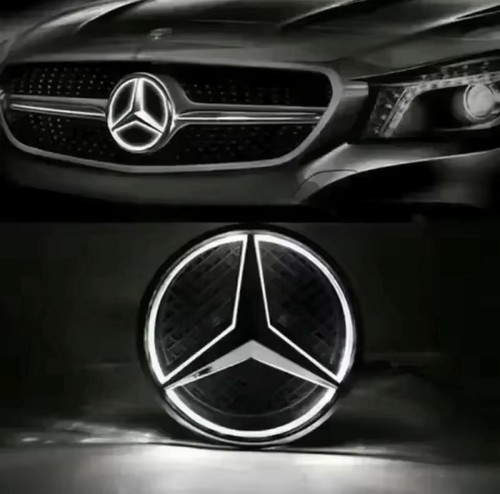 Emblema mercedes illuminato - mercedes,