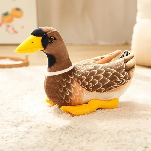 Duck brown inch - brown, stuffed