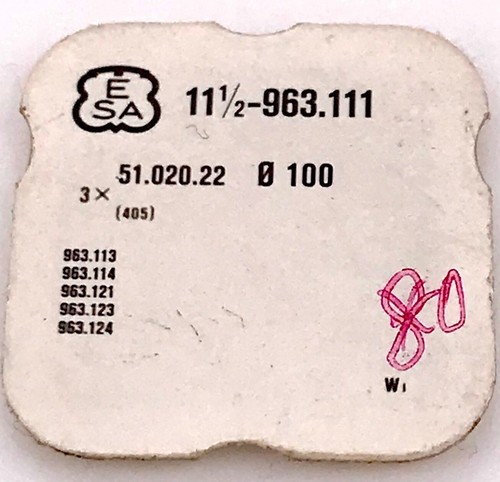 Esa cal 963 - cal., 963.111