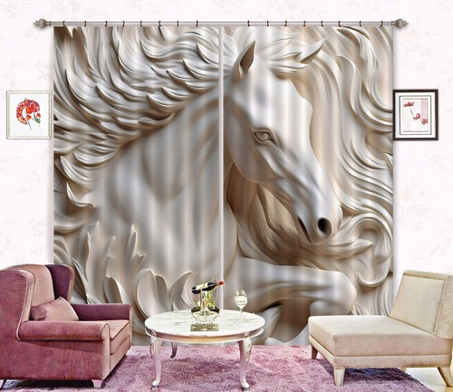 Carved animal horse - 3d,
