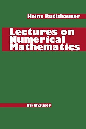 Lectures numerical - lectures,