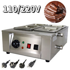 4 Pentole 6,4KG 110/220V Sciogliera Elettrica Tempera Cioccolato Riscaldamento Caldo
