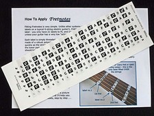 chitarra tastiera ADESIVI NOTE