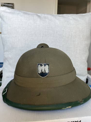 Casco coloniale tedesco con - coloniale,