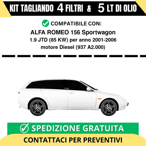 Tagliando per alfa romeo 156 - tagliando,