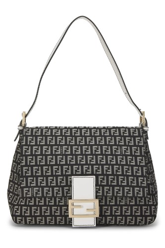Fendi black zucchino canvas - fendi,
