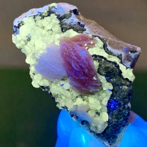 Cerussite naturale 26g barite - cerussite,