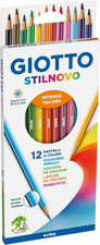 Stilnovo - Astuccio 12 Pastelli, Multicolore
