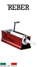 Insaccatrice per Salsiccia Salumi Macchina Manuale con  4 Imbuti Reber Acciaio