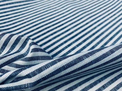 Tessuto lino righe caramelle