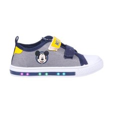 Scarpa in tela con luci Mickey