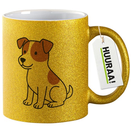 Tazza glitter jack russell - glitter,