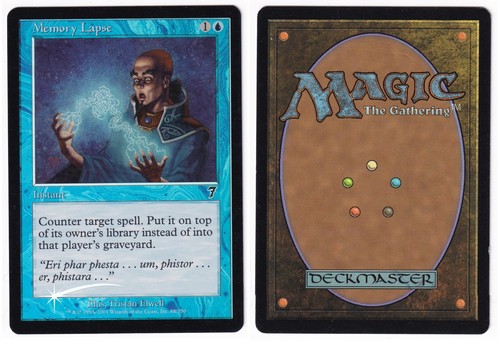 Mtg memory lapse seventh - memory,