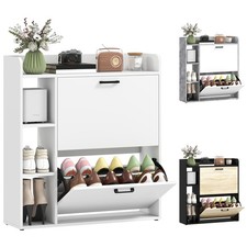 HOMCOM Scarpiera Moderna con 2