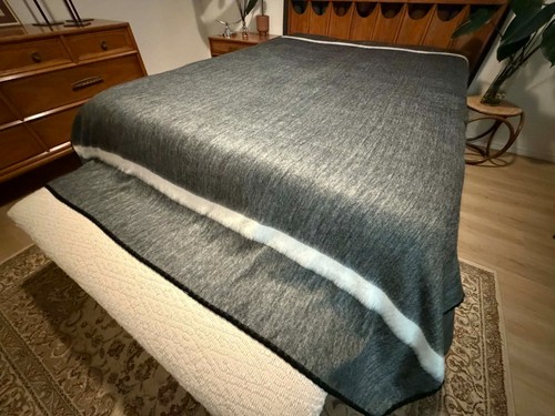 Soft warm striped alpaca - soft,