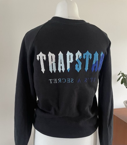Felpa trapstar nera spellout - felpa,