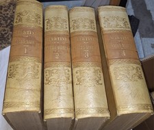 La Sacra Bibbia. ANTONIO MARTINI 4 TOMI GRANDI .1858