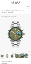 NOMOS Club Sport Neomatik Glashutte ?New? 40mm10Atm Jungle ? Limited n.39/175