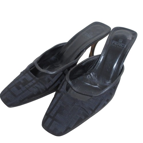 Fendi zucca sandali muletto - zucca,