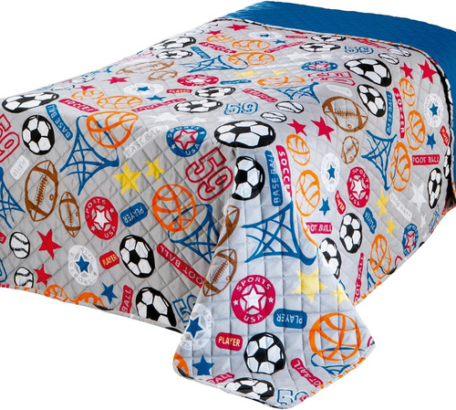 Copriletto singolo sport - copriletto,