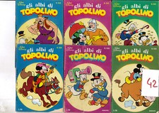 TOPOLINO ALBI  6 FUMETTI