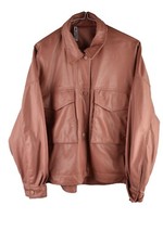 Giacca ecopelle rosa ZARA