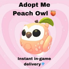 Adopt Me Peach Owl Pet -