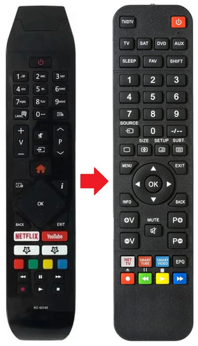 Telecomando adatto per - , hitachi