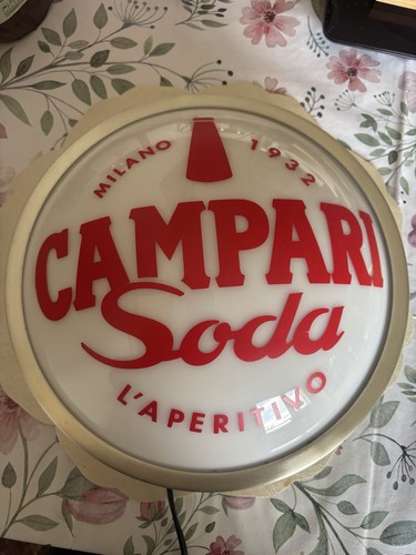 Insegna bombata campari - insegna,