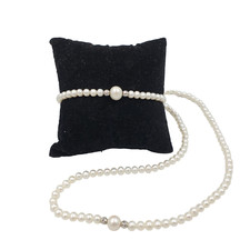 Parure di perle coltivate naturali Miluna oro 9k collier bracciale Made in Italy