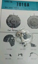 SEIKO 7016A 17J  Barrel &