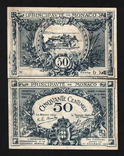 Monaco centesimi 3 - 50, p-3