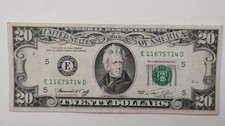 BANCONOTA U.S.A DOLLARI 20