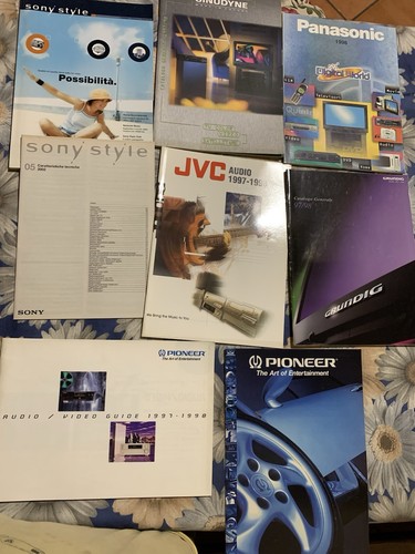 Lotto catalogo sony jvc - lotto,