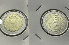 Due monete 2 Euro ITALIA 2025