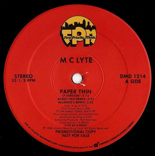 Lyte paper thin vinile - lyte,