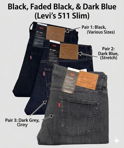 Pantalone jeans uomo levis - pantalone, 511