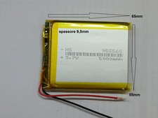 Batterie a litio ricaricabili 3.7 v 5000mAh basso dreno UPS,GPS,MP4,ELETTRONICA