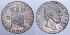 2 1/2 GULDEN 1855 WILLEM III
