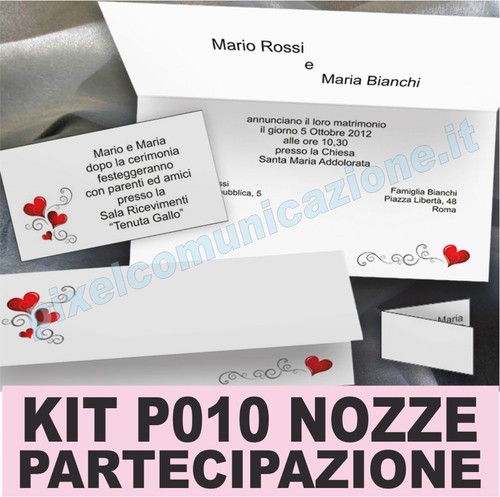 Partecipazioni nozze inviti - nozze,