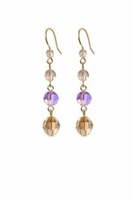 Vintage earrings with - vintage,