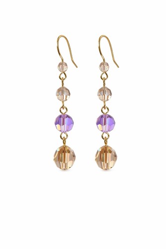 Vintage earrings with - earrings,