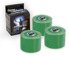 3 PHYSIO KIN cm 5x5 m taping neuromuscolare kinesiologico verde
