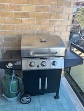 Sochef Golosone3 Barbecue a Gas con 3 Bruciatori - Nero/Argento