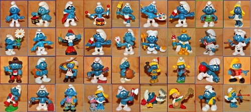 Schtroumpf figurines - schtroumpf, :