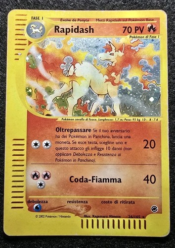 Pokemon rapidash rara holo set - rara,
