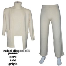 tris donna 3 pezzi smanicato